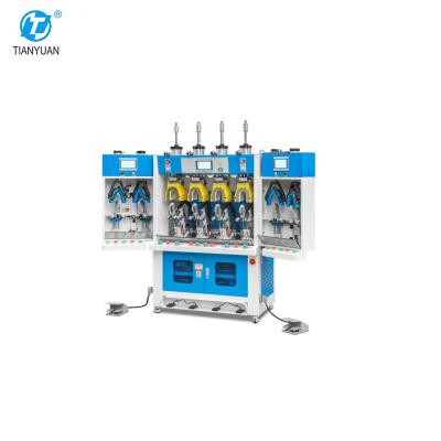 China Intelligent PLC Control and Efficient Heel Forming Machine for All Kinds of Women's and Men's Shoes for sale