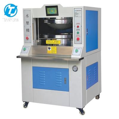 China Tianyuan Shoe Parts Gross Sales Touch Screen PLC Hydraulic Automatic Machine Single Power Press Technical Video Weight for sale