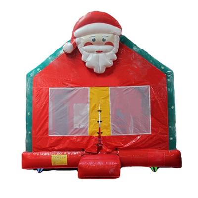 China 0.55mm PVC Tarpaulin Plato Santa Claus Inflatable Jumper Bouncer Jumping Castle Bouncy Bouncy House for sale