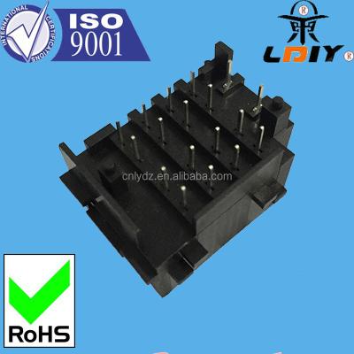 China ISO-16P-02 Flame Retardant Car Audio For GPS Connector With 16 Pin Straight Pin for sale