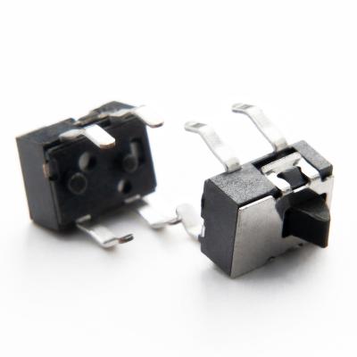 China 12V DC Mini Tact Switch 4pin Detecting Switch Push Reset Micro SMD LY-TS10 for sale