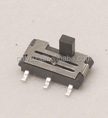 China 6pin 2 Position Sliding Contact Push Switch LY-SS08 12V 30MA Lower Microswitch LY-SS08 for sale