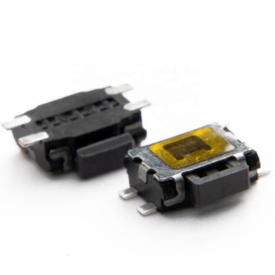 China 12V 4.7*3.5*1.65mm sidepush tact switch with 4pin environmental protection material side push switch LY-A03-02 for sale