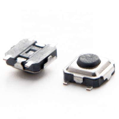 China 3*3mm tact switch, touch switch, micro switches black and white bottom push tact switch LY-A03-07 for sale