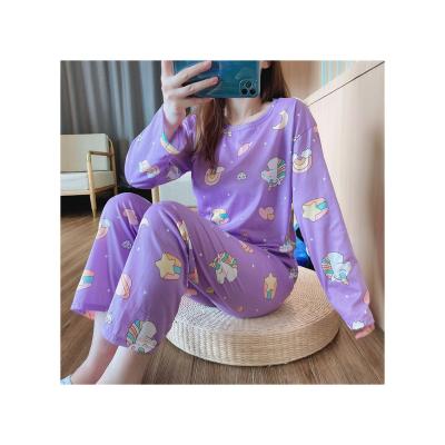 China Home Wholesale Price Breathable Sleepwear Long Sleeves Use Long Panty Pajamas for sale