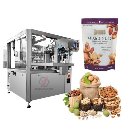 China Automatic food low cost small pouch doypack pouch granule peanuts nuts packing machine for sale