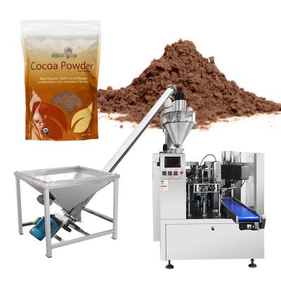 China Automatic food high productivity cocoa powder doypack pouch powder packing machine for sale