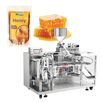 China Full Automatic Bee Zipper Food Bag Sachet Liquid Honey Packing Machine for sale