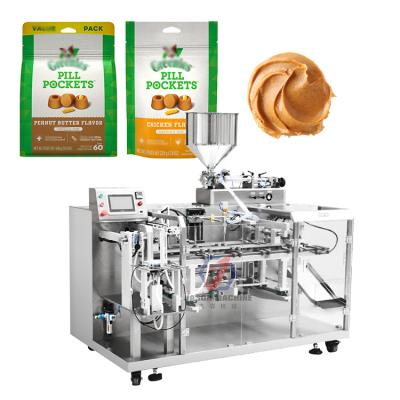 China Good performance automatic food doypack pouch sachet side dish peanut paste packing machine for sale