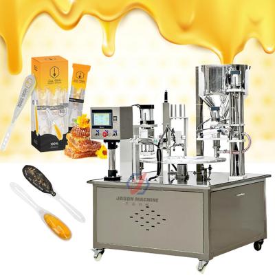 China High Effective Hot Sales Stick Honey Filling Machine Small Organic Honey Spoons Filling Machine for sale