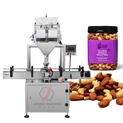 China Hot Selling Automatic Vertical Type Granule Peanut Peanut Mix Nut Bottling Filling Food Machine for sale