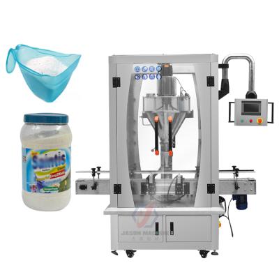 China Hot Selling Automatic Food Jar Bottle Washing Powder Detergent Filling Machine for sale