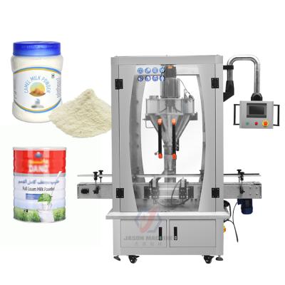 China Automatic Food Good Quality Jar Bottle Can Protein Milk Powder Filling Machine for sale