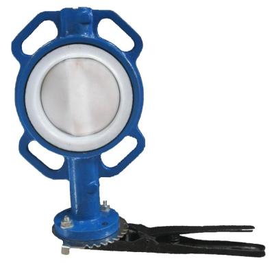 China General DN50 To DN300 High Quality Casting Iron Body Wafer Type Butterfly Valve for sale