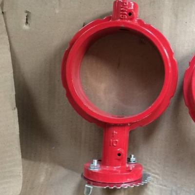 China Cast Iron Wafer Butterfly Valve Notch Body 2