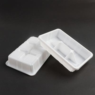 China Disposable Food Disposable Plastic Kids Dumpling Tray Plastic Transparent Pictures Tray Dumpling Tray for sale