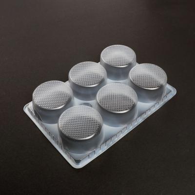 China Disposable Disposable Food Packaging PP Translucent Rectangular Recyclable Plastic Tray for sale