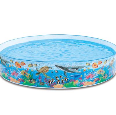 China Child INTEX 58472 deep blue snapset swimming pool Non-inflatable sea pool for kids for sale