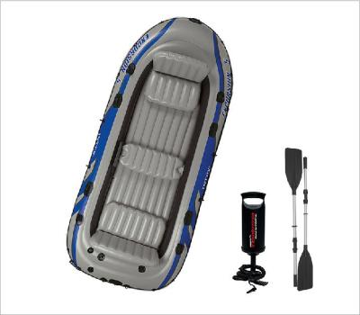 China PVC Tarpaulin INTEX TOUR 4 BOAT SET Tour 68324 Fishing Sport Series Inflatable Boat Water Air Boat for sale