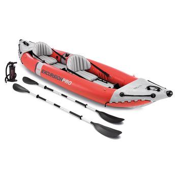 China INTEX 68309 LAKE EXCURSION PRO 2 inflatable rowing boat set for fishing for sale