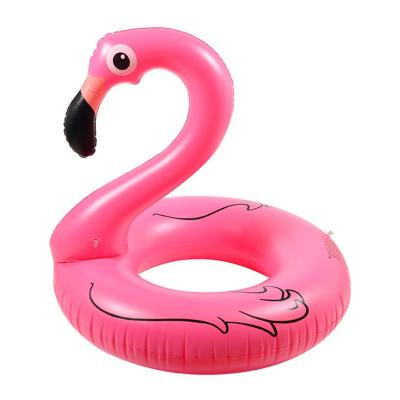 China Swimming 20221 Inflatable Flamingo Water Swimming Rings Supplies Thick PVC Life Buoy for sale