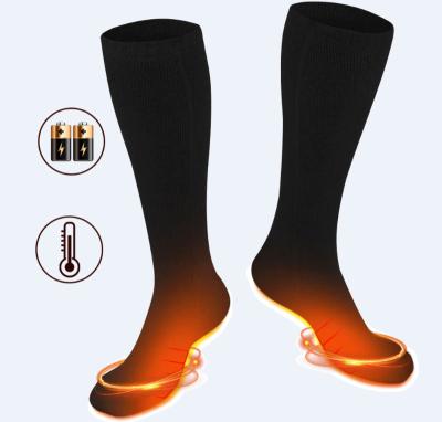 China Breathable Heated Socks For Women Men Foot Warmers Rechargeable Battery Electric Heating Socks for sale