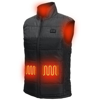 China Cheap Men's Motorcycle Winter Breathable USB Rechargeable Heating Heated Vest And Waistcoat for sale