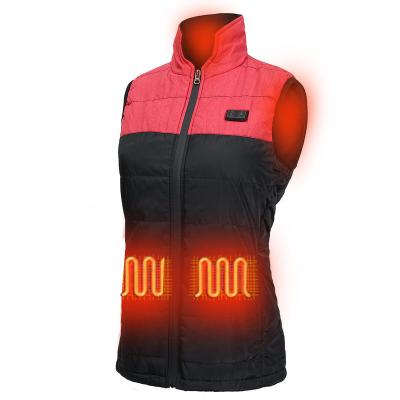 China Fashion Design Riding Vest Women's Breathable Vest And Invest Sleeveless Jacket Women Battery Heated for sale