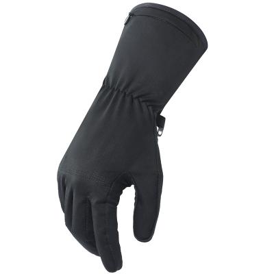 China Rechargeable Battery Battery Operated Glove Liner Hand Warmer Cycling Ski Snow Winter Heated Gloves For Women Men for sale