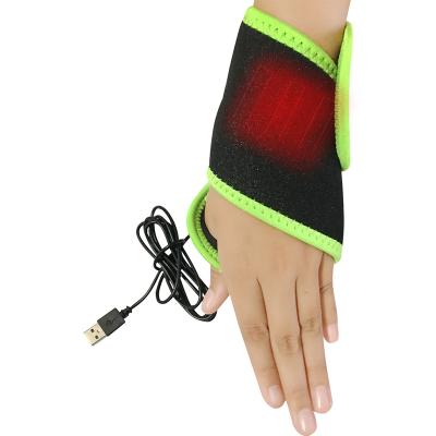 China Wrist Pain Relief Health Care Wrist Band Heating Therapy Wrap Far Infrared Heated Pain Relief Wrist Wrap Protection Brace for sale