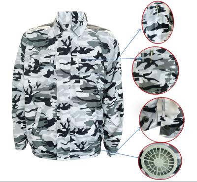 China Jacket With Fans Summer Body Vest 5V Power Supply Cooling Air Conditioned Clothing Workwear Fan Jacket for sale