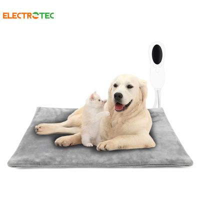 China Electric Heater Self Heating Cat Dog Mat Extra Warm Pet Heat Pad With Removable Cover for sale