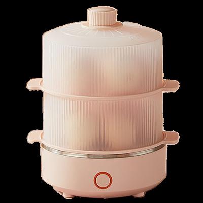 China Safety automatic egg cooker home appliance kitchen tool breakfast machine the small double layer the 6 hole electric egg cooker boiler for sale