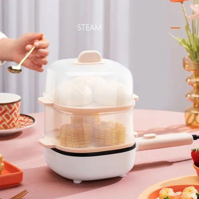 China 2021 Electric Egg Frying Egg Boiler Safety Automatic Steam Cooking Kitchen Appliances 2 in 1 High Quality Egg Boiler for sale