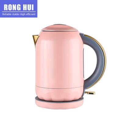 China 360 Degree Rotation Base Factory Customized High Quality 1.7L Stainless Steel Electric Water Kettle / Water Boiling Pot for sale