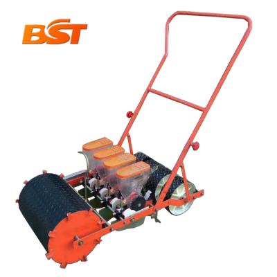 China Seed Planting Machine Promote Tobacco 4 Rows Manual Adjustable Economic Efficiency Small Hand Pasture Grass Small Sowing Seeder for sale