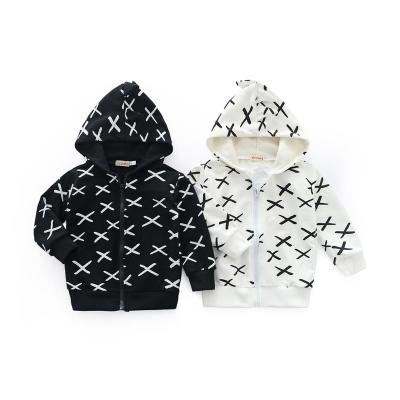 China 2018 Sustainable Brand Kids Clothes Boys Girls Jackets Kids Hooded Top Toddler Coated Zipper Hoodies for sale