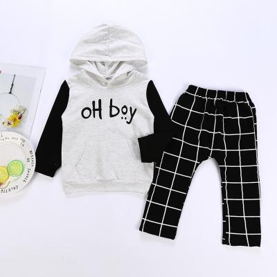 China Breathable Spring Autumn Baby Boy Hoodies Sport Casual Suit Kids Clothing Set Toddler Kids Tracksuit Set for sale