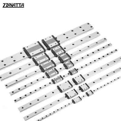 China Smooth And Durable Linear Linear Rail Slide Mini Block Mini Block CNC Linear Guide Set 7 9 12 15 for sale