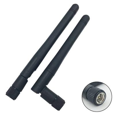 China Hot Sale 2.4GHz Antenna 2dBi Dipole Directional Omni WiFi Router Long Range Wifi Antenna 110mm for sale