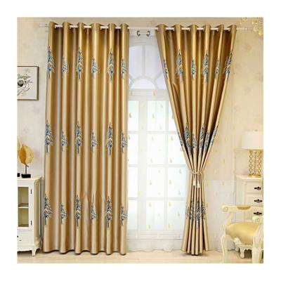 China Wholesale Roll Textiles Curtain Fabric Blackout Jacquard Blackout Soft Polyester Fabric For Drapery Curtain Fabrics Manufacturer for sale