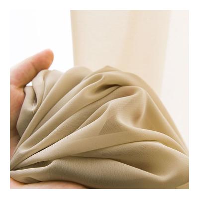 China High Grade Factory Supply Pure Soft Smooth Pure White Voile Fabric For Window Shaoxing Textile Curtain Fabrics Gray for sale