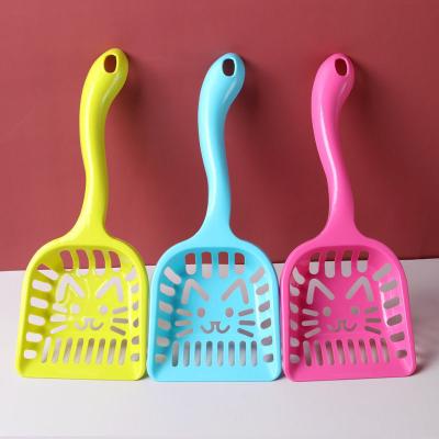 China Stored pet scoop pet grid pet factory large cat litter shovel shovel plastic creative direct cat litter shovel for sale