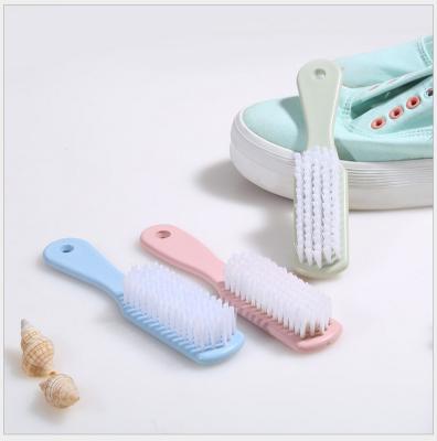 China Sustainable Multifunctional Household Shoe Wash Brush With Long Handle Stiffens Soft Bristle Cleaning Brush Dish Brush for sale