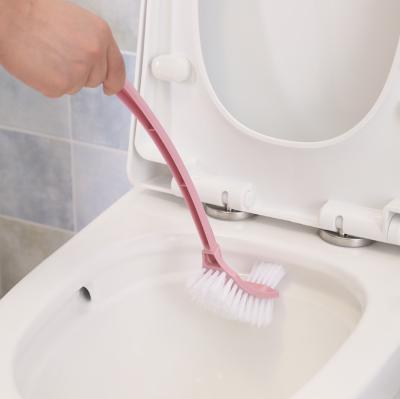 China Sustainable Toilet Brush and Holder, Plastic Toilet Bowl Cleaning Brush, Under Rim Lip Brush and Storage Cart for Bathroom for sale