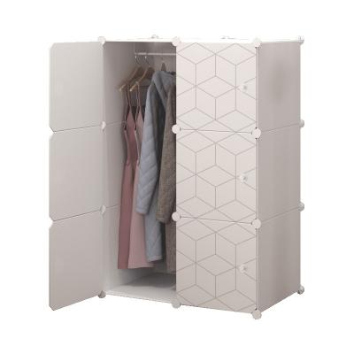 China Contemporary Simple Side-By-Door Wardrobe Perfume Assembly Combination Storage Cabinet for sale