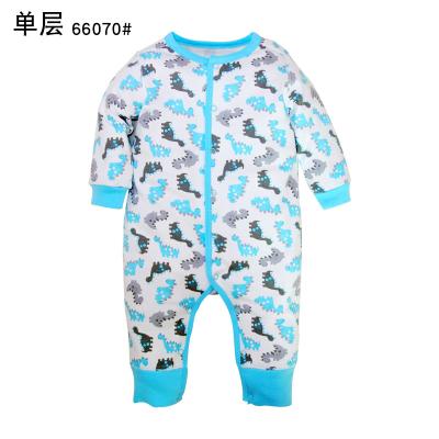 China Autumn new fashion long sleeve baby romper long sleeve 100% cotton winter baby printed romper for sale