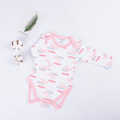 China Hot Selling 100% Cotton Good Quality Printing Baby Bodysuit Fancy Baby Cotton Onesie Sets for sale