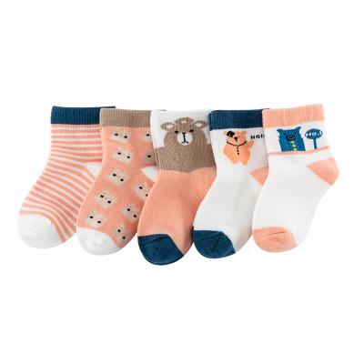 China 5 Pairs Super Seller Viable Seller Korean Cartoon Cotton Novelty Baby Boy Socks for sale