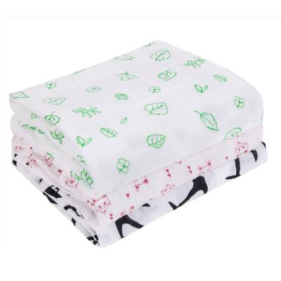 China Europe new arrivals baby towel for hospital use double gauze cotton thin baby bath blanket for sale